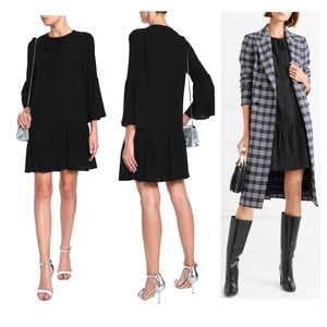 NWT Vanessa Seward Silk Fiona Mini Black Dress - FR 34